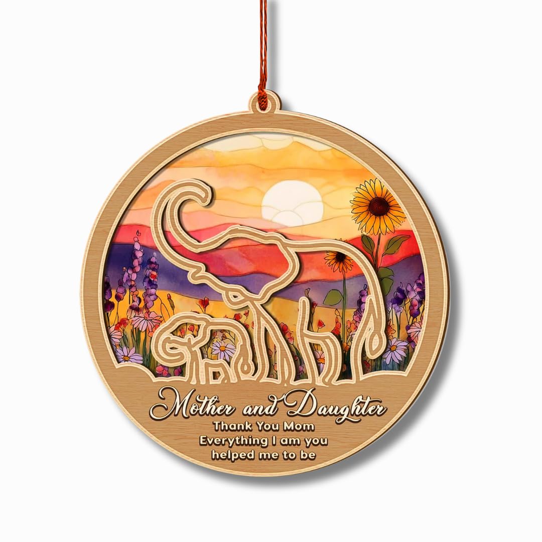 Mom Christmas Ornament from Daughter Son for Tree Decor