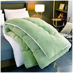Warm Lamb Quilt Winter Blanket Heavy Warmth Luxury Duvet Double-Sided Velvet Quilt,180x220cm(3.5kg)