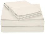 4PC Bed Sheet Set 100% Egyptian Cotton Sheets- 800 Thread Count, Hotel Quality Fits Mattress Up to 18'' Deep Pocket.