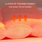 Warm Lamb Quilt Winter Blanket Heavy Warmth Luxury Duvet Double-Sided Velvet Quilt,180x220cm(3.5kg)