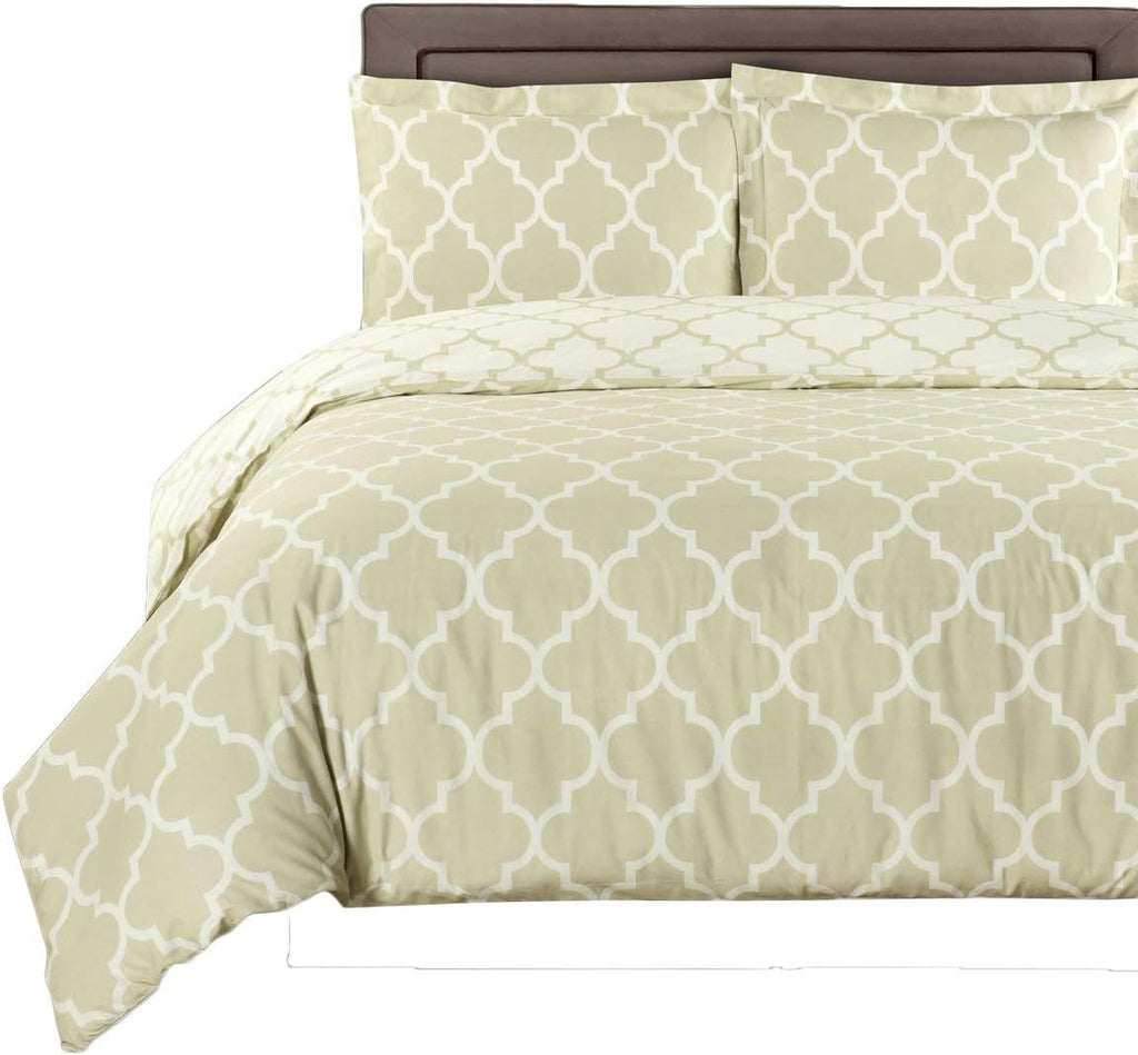 4PC Bedding Set- Duvet Cover and Duvet Insert Features Extra Warm