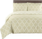 4PC Bedding Set- Duvet Cover and Duvet Insert Features Extra Warm