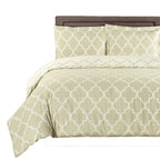 4PC Bedding Set- Duvet Cover and Duvet Insert Features Extra Warm