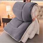 Warm Lamb Quilt Winter Blanket Heavy Warmth Luxury Duvet Double-Sided Velvet Quilt,180x220cm(3.5kg)