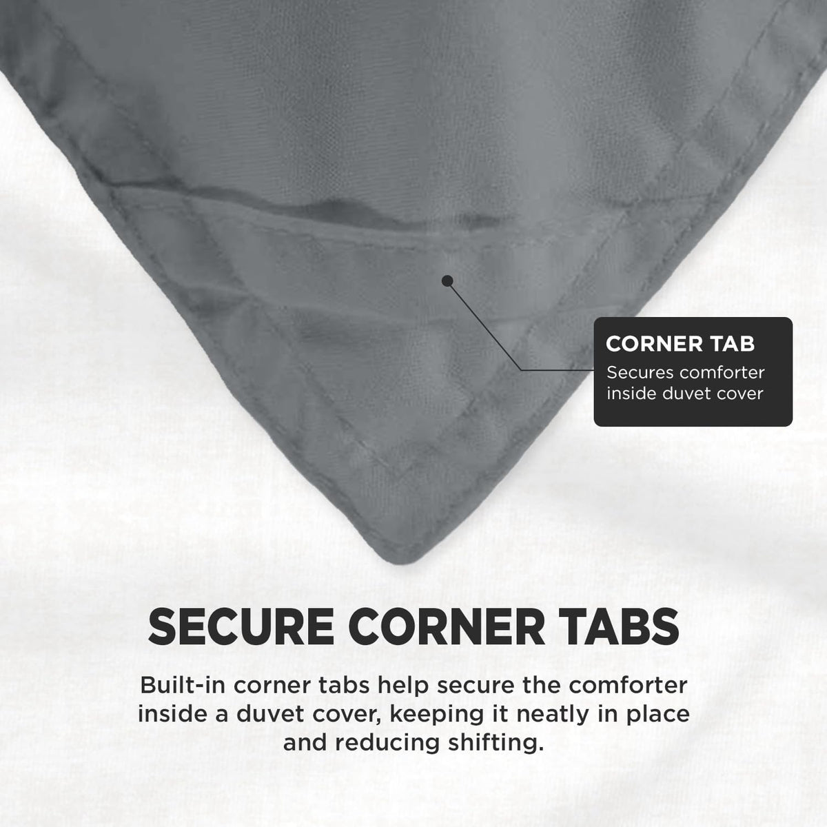 Ultra-Soft Goose Down Alternative Comforter, 350 GSM Plush Siliconized Fiberfill Superior Comfy and Cozy Feel