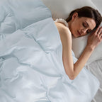 Duvet Cover Set Full Size Linen Feel 100% Washed Cotton 3PCS