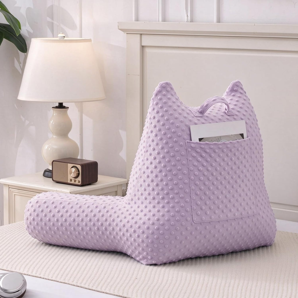 Pillow for Kids Sitting in Bed Couch Adult, Back Pillow for Bed Sitting Up