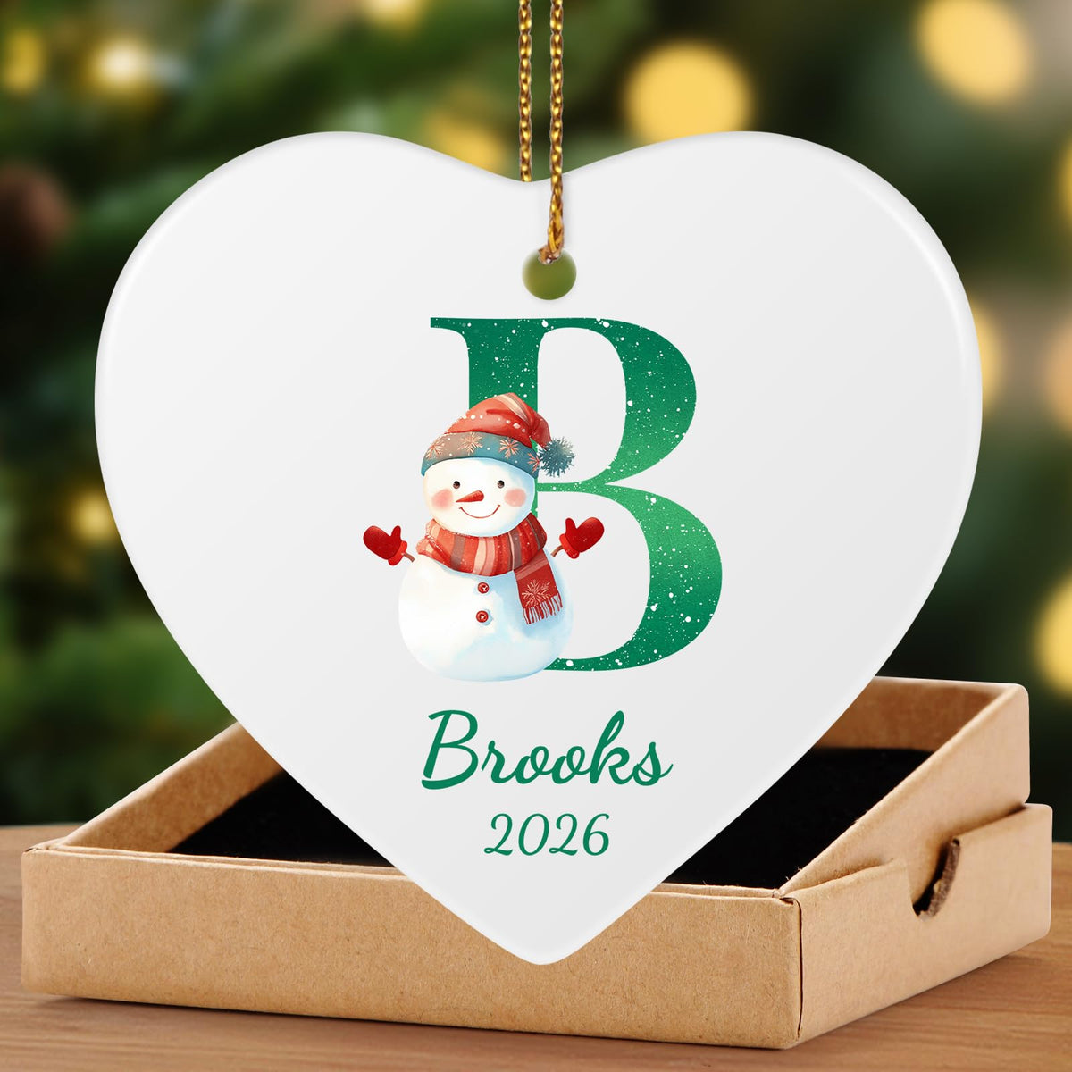 Christmas Ornaments, Name Ornaments for Christmas Tree Decor