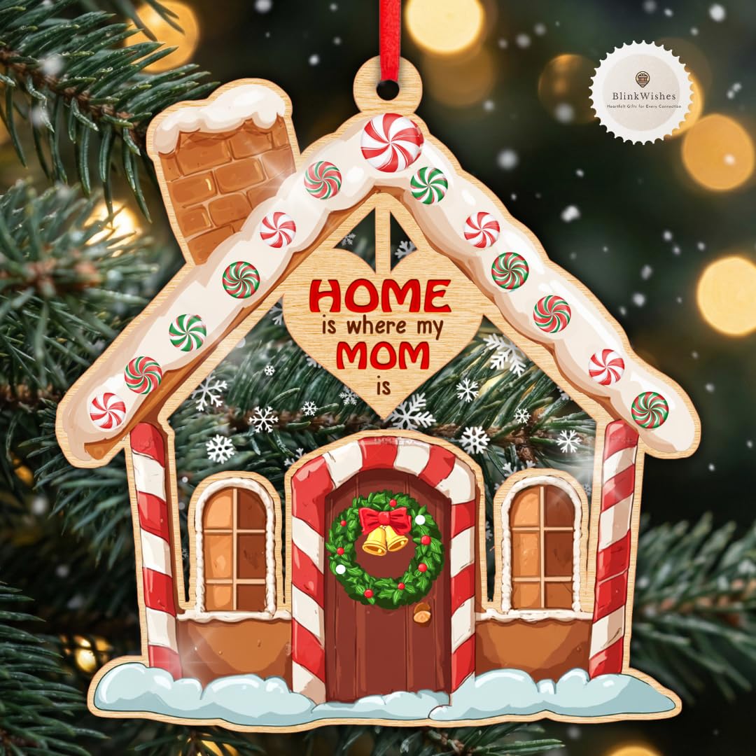 Mom Christmas Ornament from Daughter Son for Tree Decor