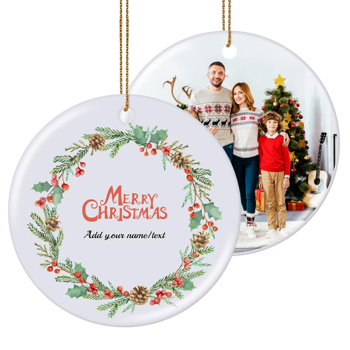 Christmas Ornaments, Name Ornaments for Christmas Tree Decor