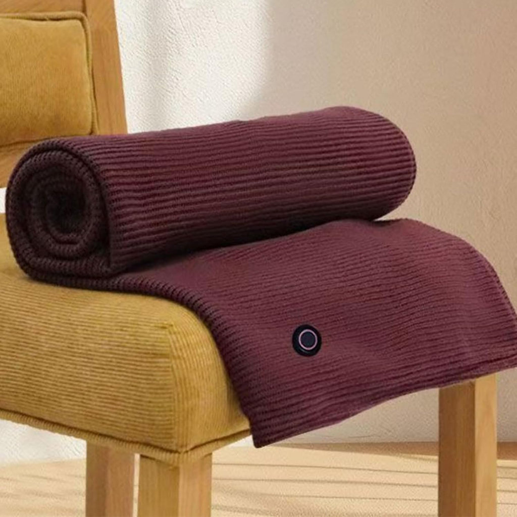USB Electric Heated Shawls Wraps Wearable Blankets Zipper Pads