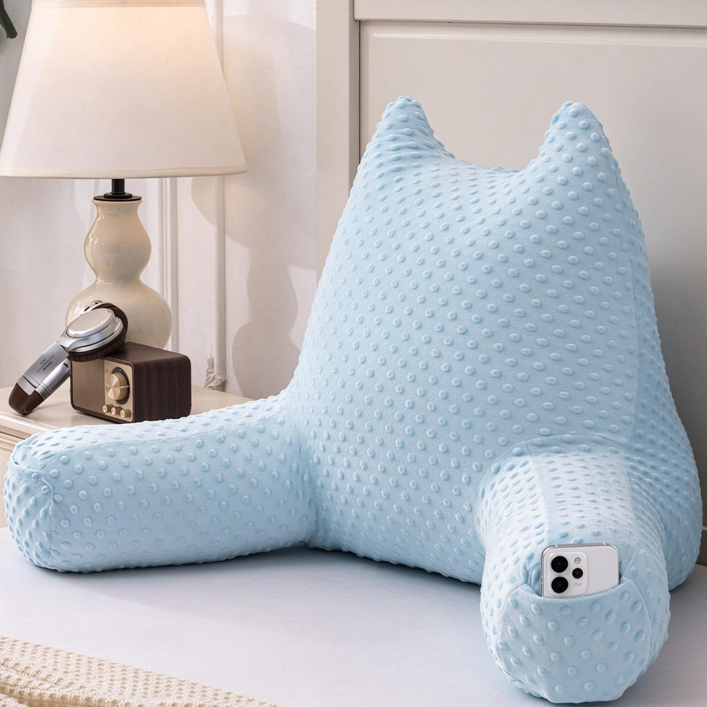 Pillow for Kids Sitting in Bed Couch Adult, Back Pillow for Bed Sitting Up
