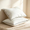Goose Feather Down Pillows King Size Set of 2,Support for Side Sleepers