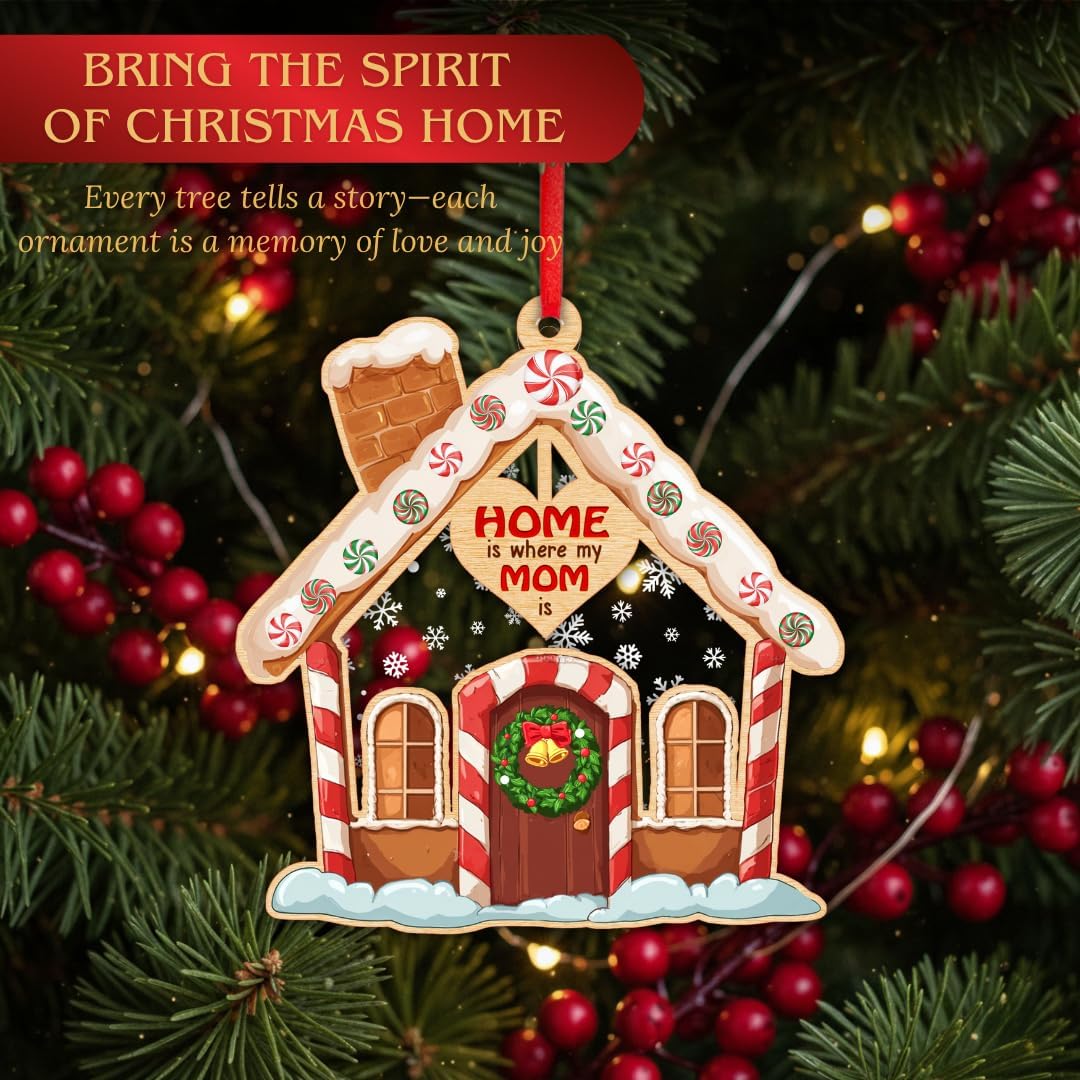Mom Christmas Ornament from Daughter Son for Tree Decor
