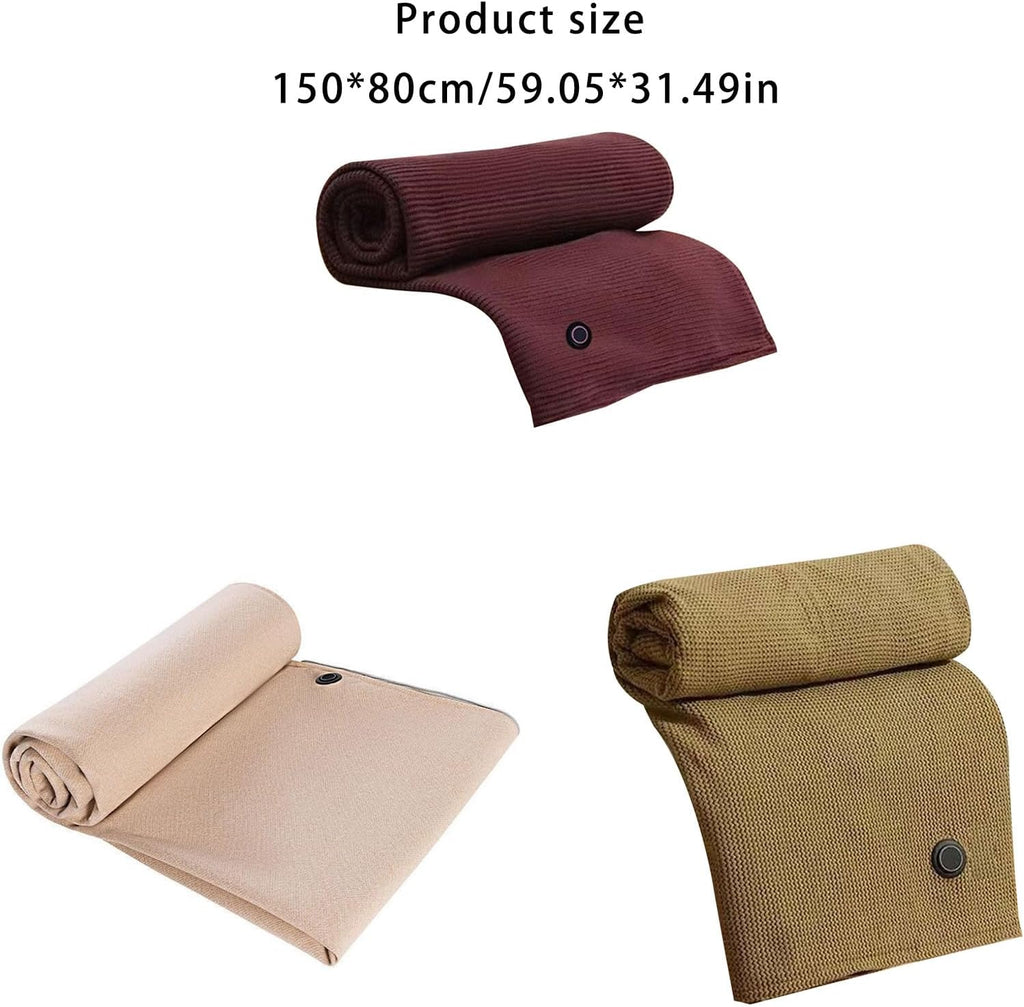 USB Electric Heated Shawls Wraps Wearable Blankets Zipper Pads