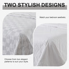 Lightweight White 100% Cotton Quilt, Comforter Queen Size
