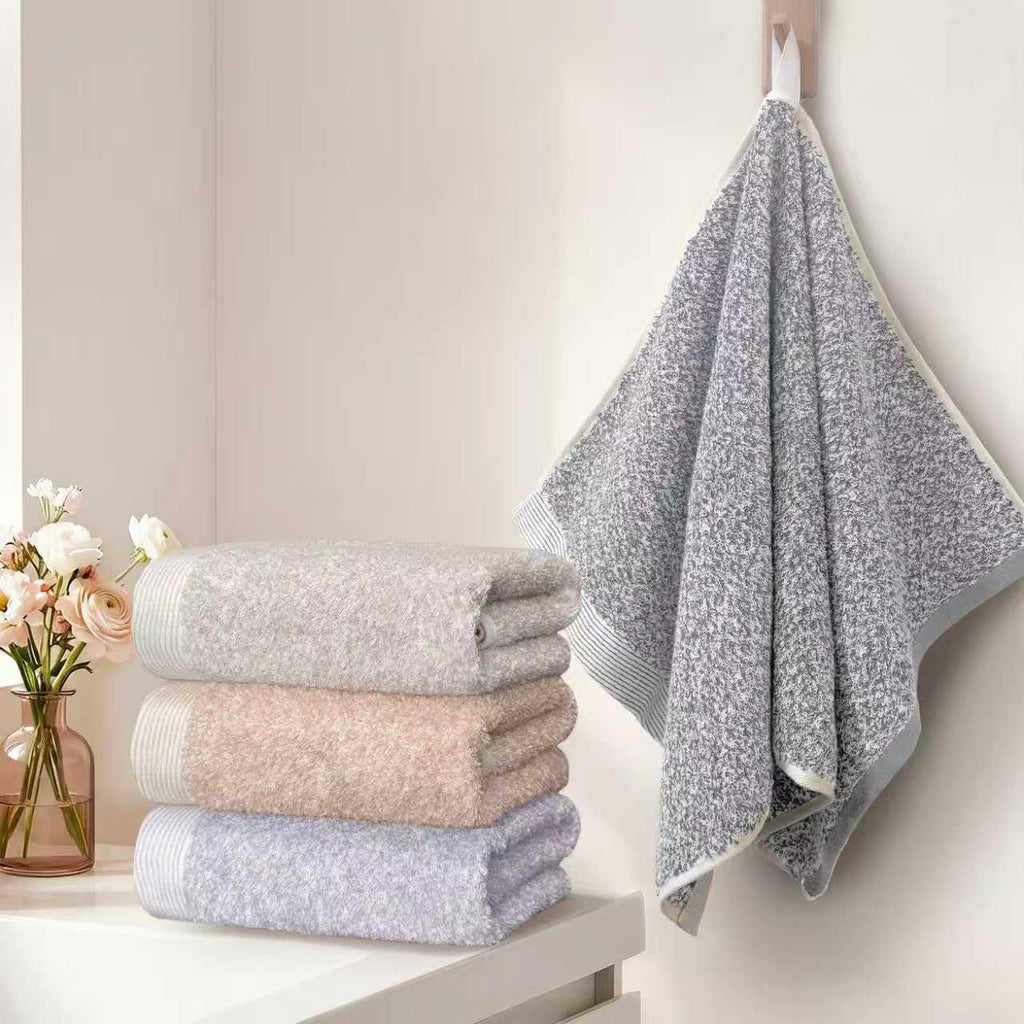 Light Purple Hand Towels 4 Pack, Cotton, 17x30 in
