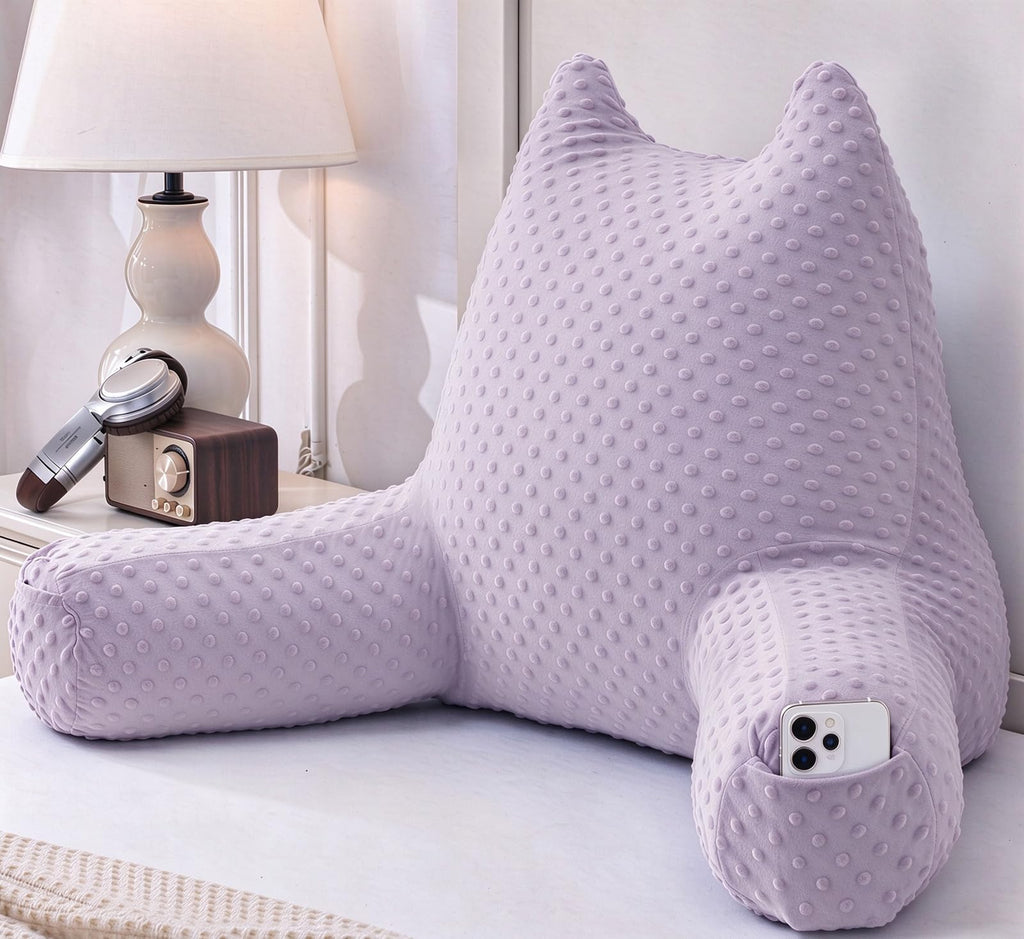 Pillow for Kids Sitting in Bed Couch Adult, Back Pillow for Bed Sitting Up
