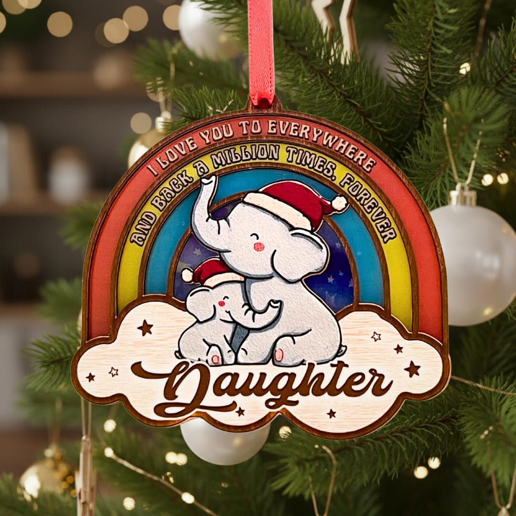 Mom Christmas Ornament from Daughter Son for Tree Decor
