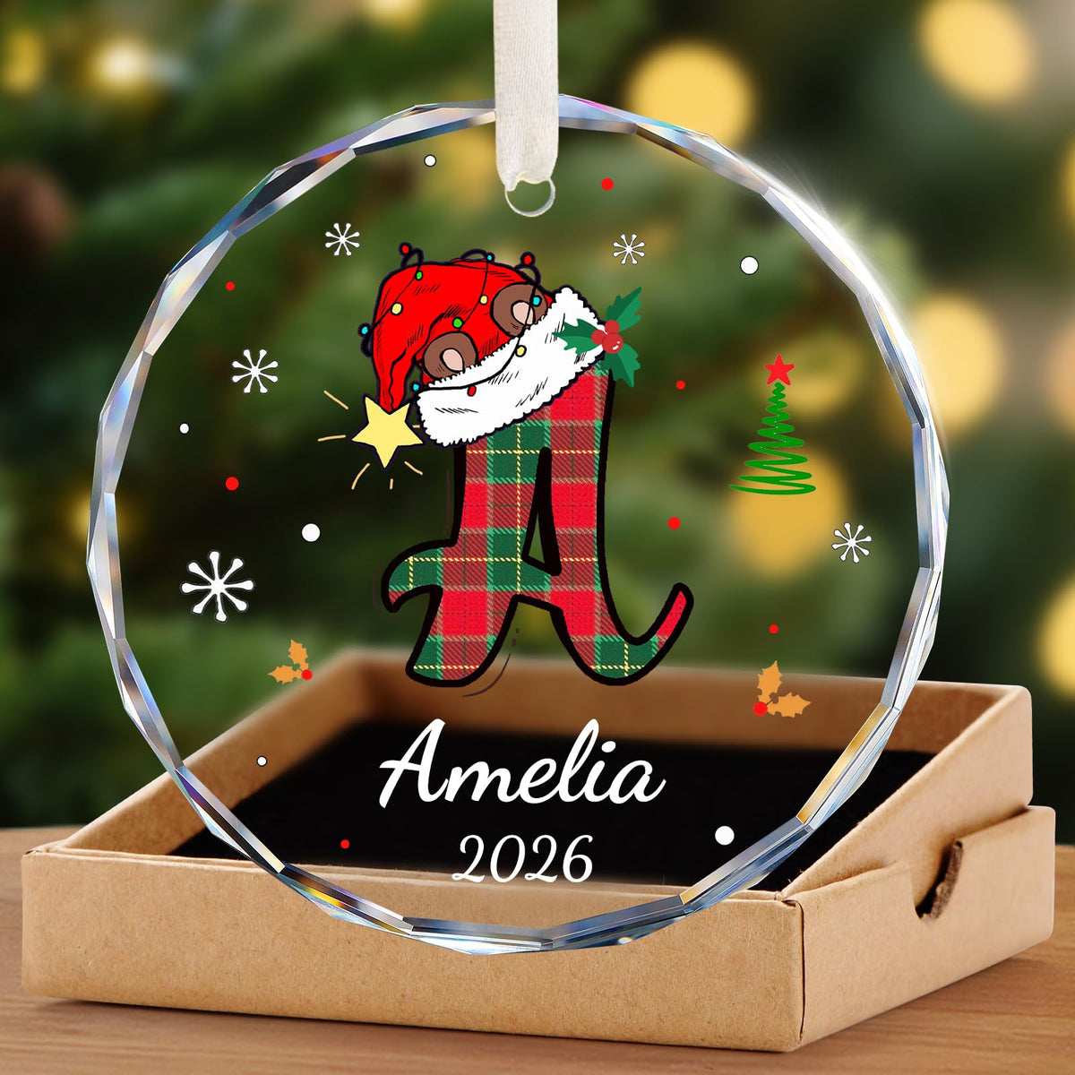 Christmas Ornaments, Name Ornaments for Christmas Tree Decor