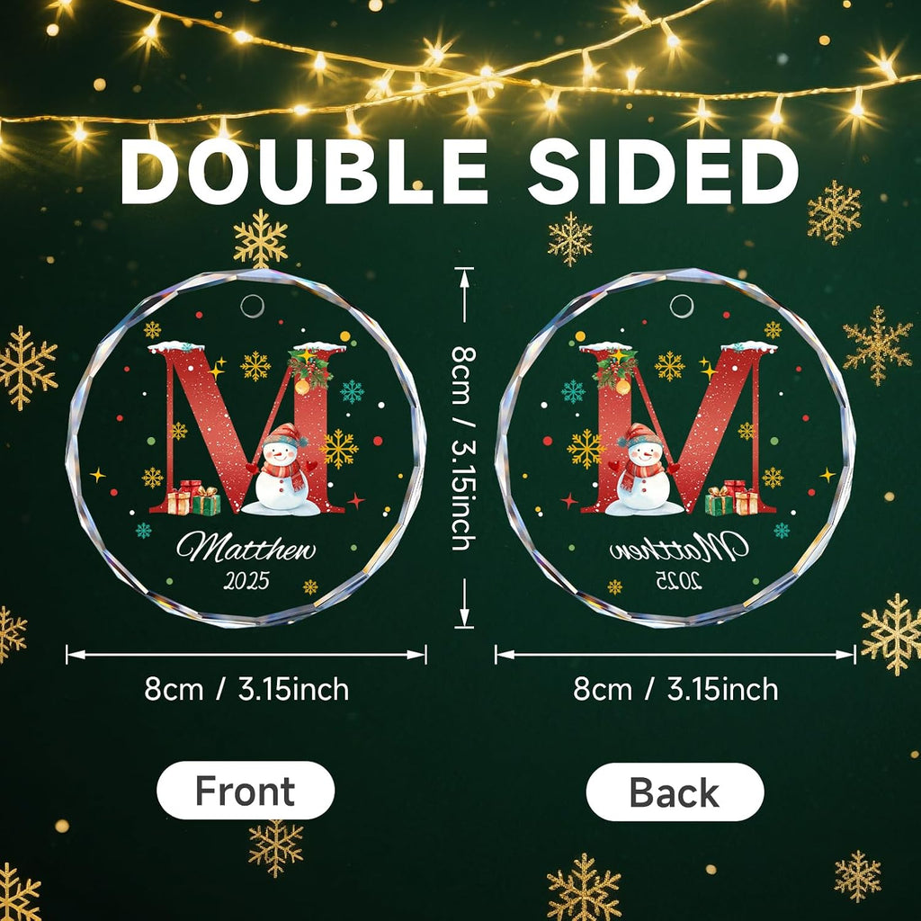 Christmas Ornaments, Name Ornaments for Christmas Tree Decor