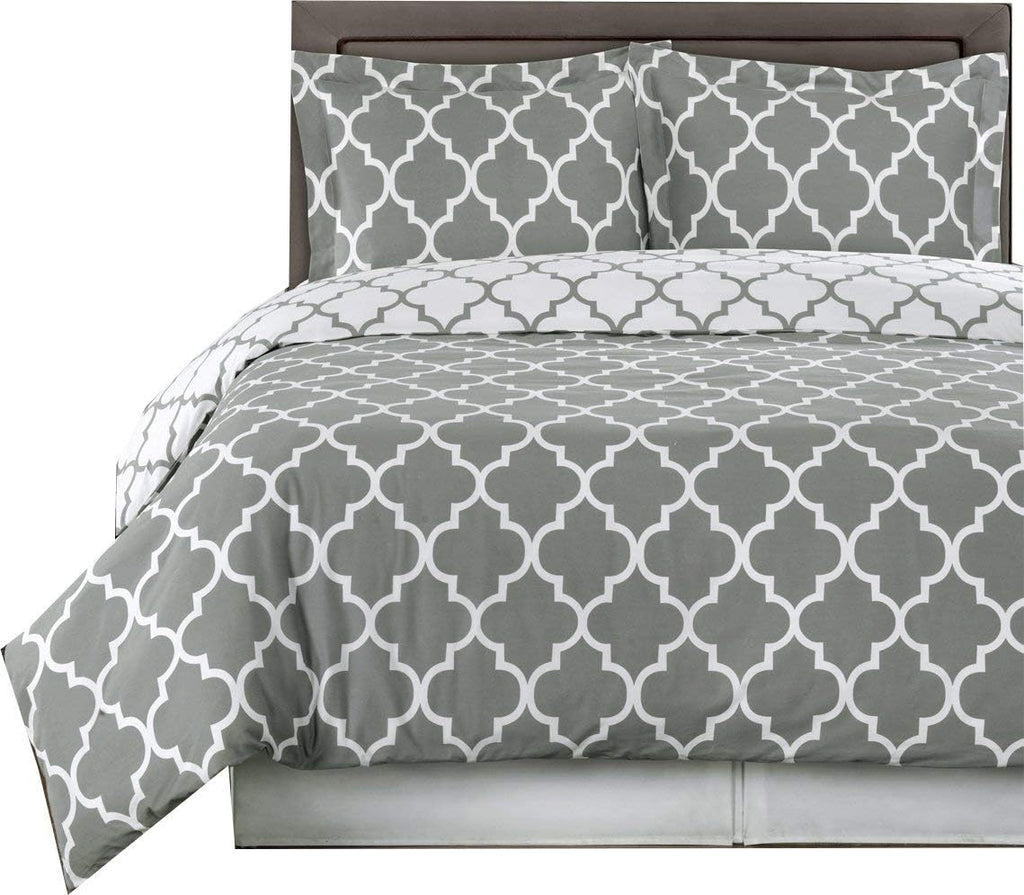 4PC Bedding Set- Duvet Cover and Duvet Insert Features Extra Warm