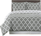 4PC Bedding Set- Duvet Cover and Duvet Insert Features Extra Warm