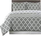 4PC Bedding Set- Duvet Cover and Duvet Insert Features Extra Warm