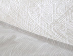 Woven Texture Jacquard Duvet Cover Set, 100% Cotton, Pre-Washed, Soft & Cozy