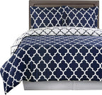 4PC Bedding Set- Duvet Cover and Duvet Insert Features Extra Warm