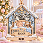 Custom Wood Family Hanging Decor with Name for Parents, Grandparents, Baby