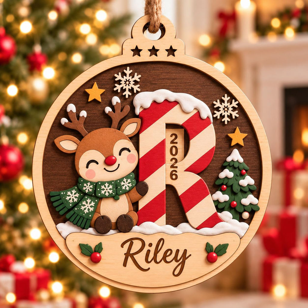 Custom Wood Family Hanging Decor with Name for Parents, Grandparents, Baby