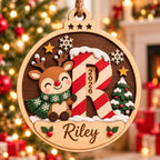 Custom Wood Family Hanging Decor with Name for Parents, Grandparents, Baby