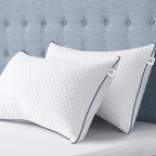 Memory Foam Pillows Queen Size Set of 2, Queen Pillows for Sleeping 2 Pack