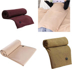 USB Electric Heated Shawls Wraps Wearable Blankets Zipper Pads