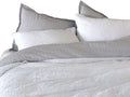 Woven Texture Jacquard Duvet Cover Set, 100% Cotton, Pre-Washed, Soft & Cozy