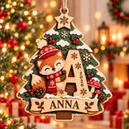 Custom Wood Family Hanging Decor with Name for Parents, Grandparents, Baby