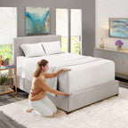 4PC Bed Sheet Set 100% Egyptian Cotton Sheets- 800 Thread Count, Hotel Quality Fits Mattress Up to 18'' Deep Pocket.