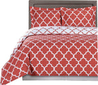 4PC Bedding Set- Duvet Cover and Duvet Insert Features Extra Warm