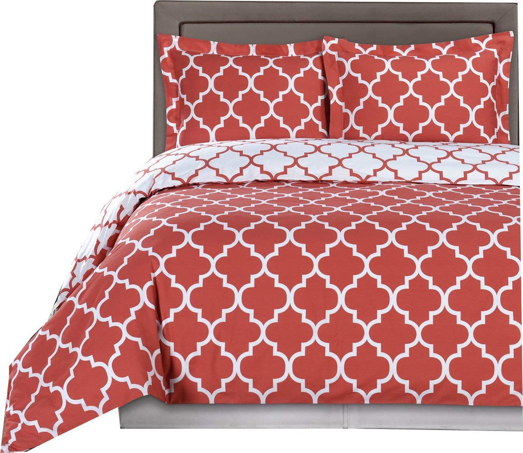 4PC Bedding Set- Duvet Cover and Duvet Insert Features Extra Warm