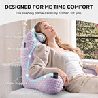 Pillow for Kids Sitting in Bed Couch Adult, Back Pillow for Bed Sitting Up