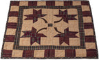 Hand Quilted 19 inches by 19 inches 100% Cotton Wall Hanging