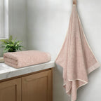 Light Purple Hand Towels 4 Pack, Cotton, 17x30 in