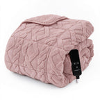 Electric Blanket Twin Size, Weight Soft Material for Adult, Pink