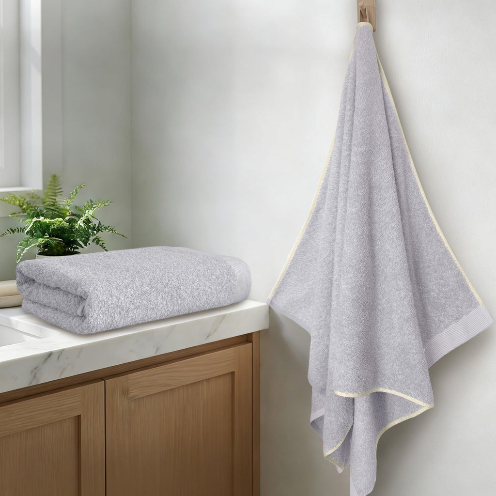 Light Purple Hand Towels 4 Pack, Cotton, 17x30 in