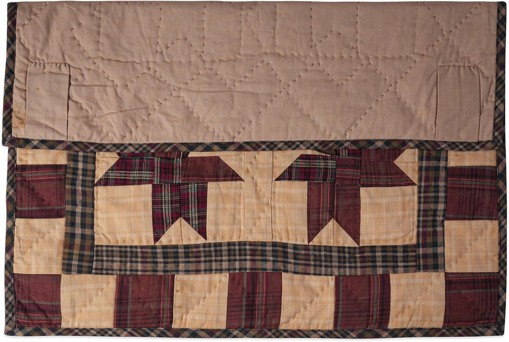 Hand Quilted 19 inches by 19 inches 100% Cotton Wall Hanging