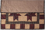 Hand Quilted 19 inches by 19 inches 100% Cotton Wall Hanging