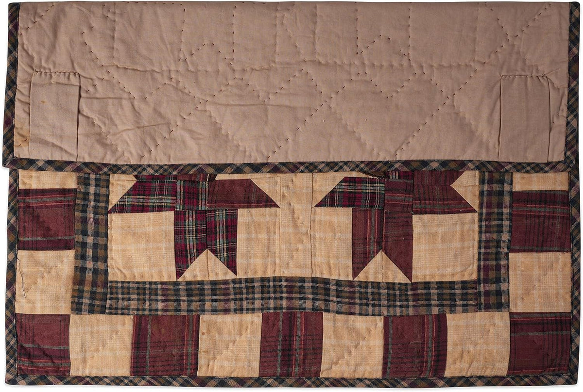 Hand Quilted 19 inches by 19 inches 100% Cotton Wall Hanging