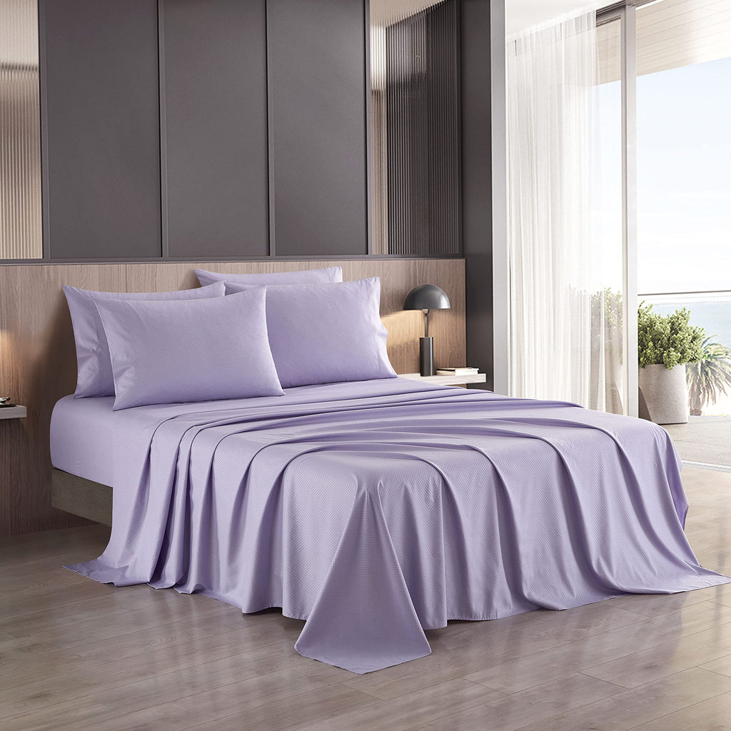 Full Sheet Set, Beige Bed Sheet Soft Cozy Microfiber, 6 Piece, All Season Fitted Sheet Pillowcases