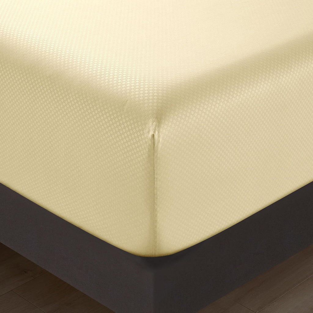 Full Sheet Set, Beige Bed Sheet Soft Cozy Microfiber, 6 Piece, All Season Fitted Sheet Pillowcases